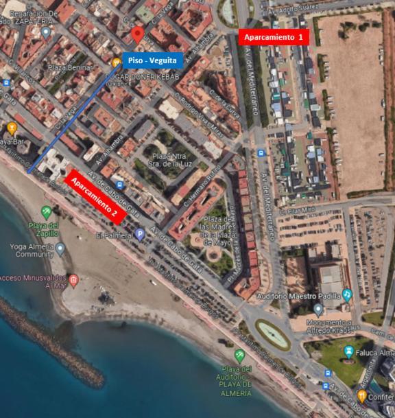 Veguita 2: Piso Renovado A 3 Min De La Playa Appartement Almería